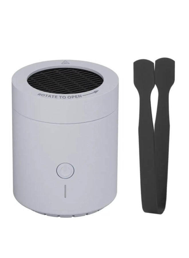 تلواح مبخرة بخور إلكترونية محمولة برأس دوار، بخور سيارة قابل لإعادة الشحن بسعة 2000 مللي أمبير، تسخين سريع وإيقاف تشغيل تلقائي آمن كل 1-2 دقيقة، مبخرة علاج عطري من النوع C - Image 4